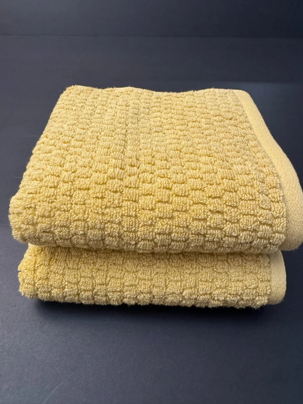 10pc TRULY LOU 100% Cotton Quick Dry Bath Towel Set - Misted Yellow